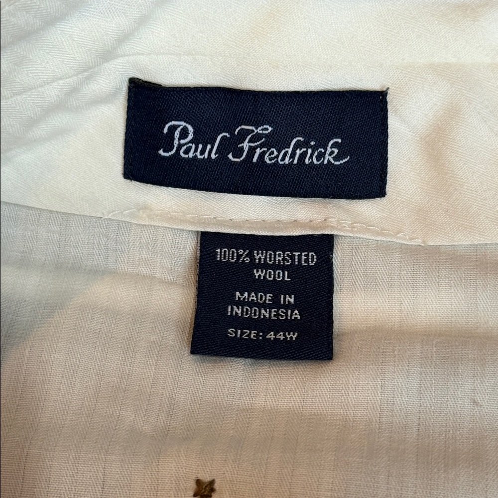 Paul Fredrick Chocolate Brown Dress Pants 44x28.5 - Picture 4 of 6